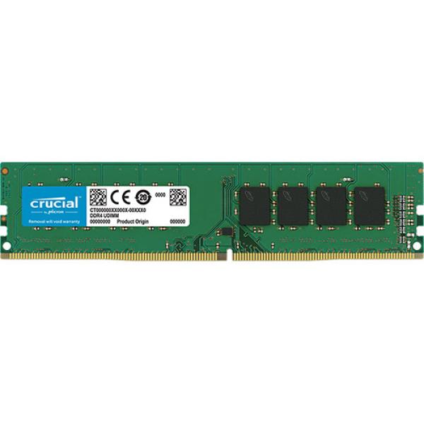Оперативная память DIMM DDR4 ECC  16GB, 2666МГц (PC21300) Crucial CT16G4XFD8266, 1.2В