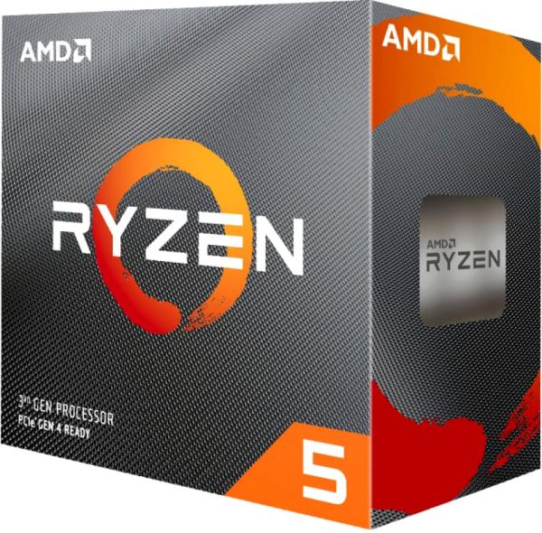 Процессор AM4 AMD RYZEN 5 3600 3.6ГГц, 6*512KB+2*16MB, Matisse, 7нм, Six Core, SMT, Dual Channel, 65Вт, BOX