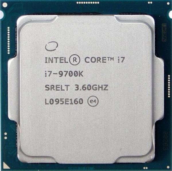 Процессор S1151v2 Intel Core i7-9700K 3.6ГГц, 8*256KB+12MB, 8ГТ/с, Cofee Lake 0.014мкм, Eight Core, видео 1200МГц, 95Вт