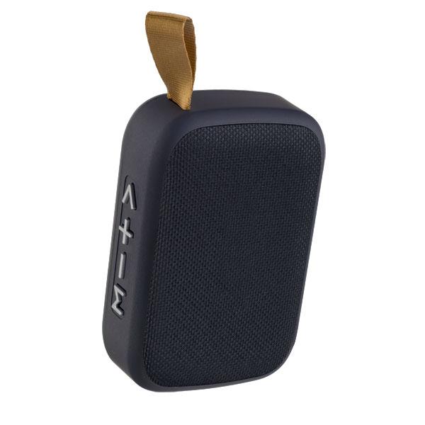 Колонки  Bluetooth  мобильные с MP3 плеером Perfeo "Brick" PF_A4322, 3Вт, 100..20000Гц, USB, SD-micro, аккумулятор, пластик, 117*78*40мм 170г, черный