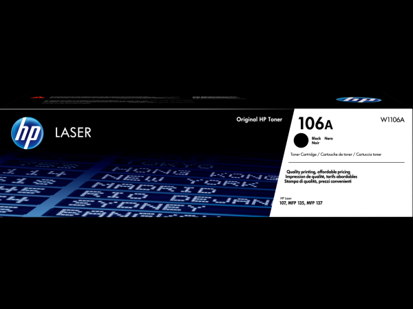 Картридж HP 106A (W1106A), для HP Laser 107r/107a/107w/135a/135r/135w/137fnw, 1000стр