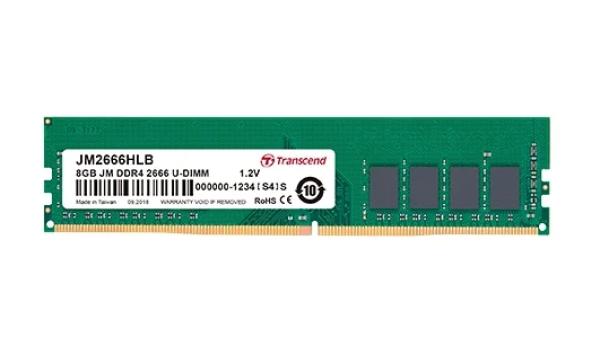 Оперативная память DIMM DDR4 16GB, 2666МГц (PC21280) Transcend JM2666HLB-16G, 1.2В