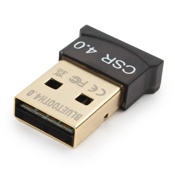 Контроллер Bluetooth 4.0+EDR Gembird BTD-MINI5, USB2.0, до 50м, черный, компактный