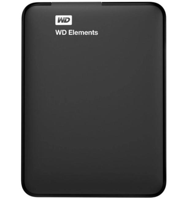 Жесткий диск внешний 2.5" USB3.0  1TB WD WDBMTM0010BBK-EEUE, 5400rpm, microUSB B, компактный, черный