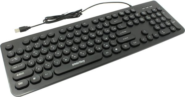 Клавиатура Smartbuy One 226 (SBK-226-K), USB, круглые кнопки, черный