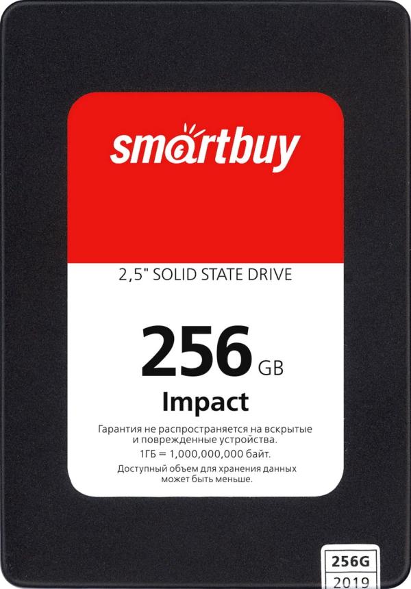 Накопитель SSD 2.5" SATA  256GB Smartbuy Impact PS3112 (SBSSD-256GT-PH12-25S3), SATAIII, 3D NAND TLC, 560/520MB/s