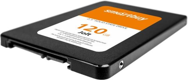 Накопитель SSD 2.5" SATA  120GB Smartbuy Jolt SM2258XT (SB120GB-JLT-25SAT3), SATAIII, 3D TLC, 500/450MB/s