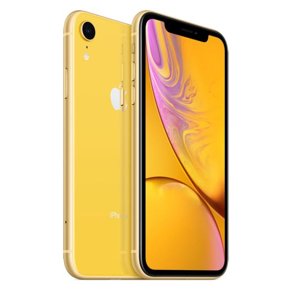 Смартфон Apple iPhone XR MRY72RU/A, Apple 6*2.4ГГц, 64GB, 3GB, 6.1" 1792*828, 4G/3G, GPS, BT, WiFi, NFC, G-sensor, 2 камеры 12/7Мпикс, IP67, 75.7*150.9*8.3мм 194г, желтый