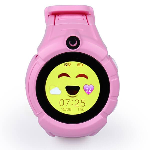 Часы детские Tiroki Smart Baby Watch Q360, GSM 900/1800/GPRS/3G, 1.54", GPS, WiFi, розовый