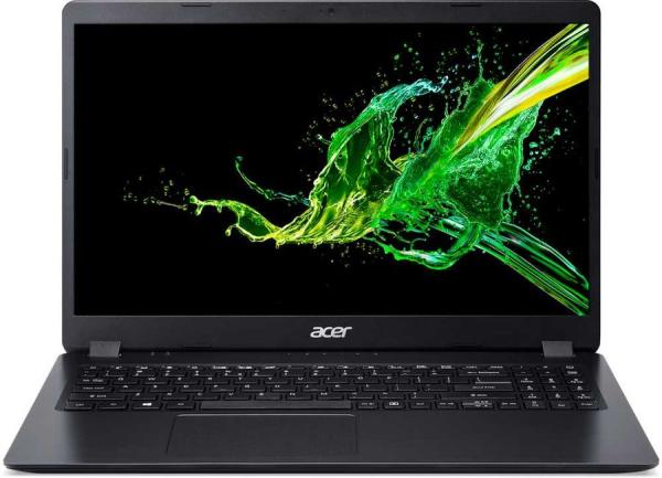 Ноутбук 15" Acer Aspire 3 A315-54-352N (NX.HM2ER.003), Core i3-10110U 2.2 4GB 512GB SSD 2*USB2.0/USB3.0 LAN WiFi BT HDMI камера SD 2.1кг W10 черный