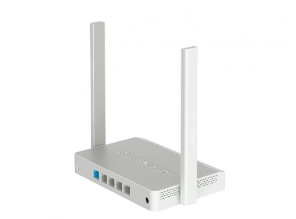 Маршрутизатор WiFi Keenetic Lite KN-1311, 4*RJ45 LAN 100Мбит/с, 1*RJ45 WAN 100Мбит/с, 802.11n 300Мбит/с, 2.4ГГц, VPN-клиент, Firewall