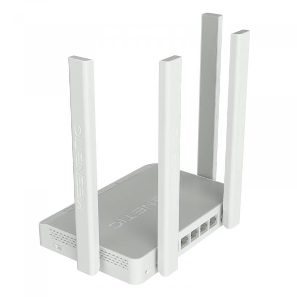Маршрутизатор WiFi Keenetic AIR KN-1611, 4*RJ45 LAN 100Мбит/с, 1*RJ45 WAN 100Мбит/с, 802.11n 300Мбит/с, 2.4ГГц, 802.11ac 867Мбит/с, 5ГГц