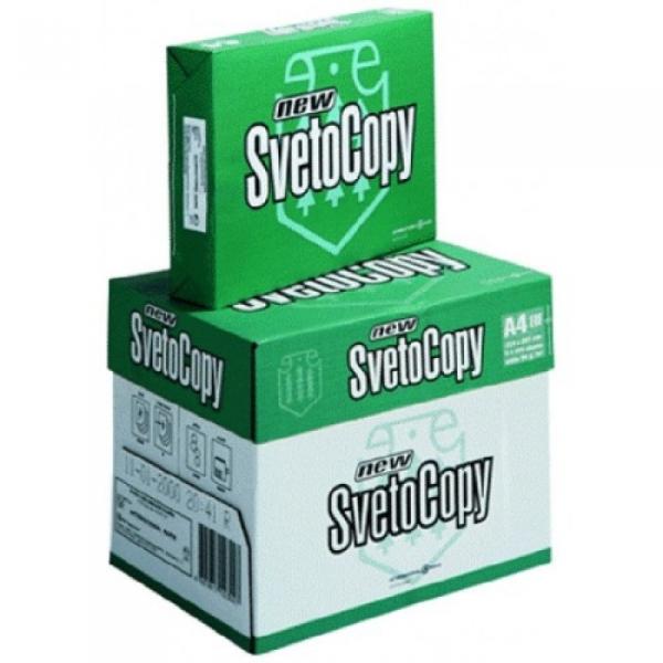 Бумага A4 SvetoCopy, 80г/м2, 94%ISO, 5*500 листов(коробка)