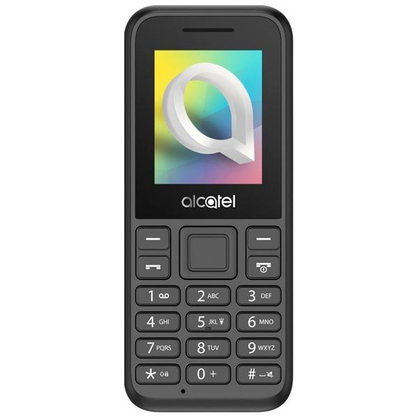 Мобильный телефон 2*SIM Alcatel 1066D, GSM850/900/1800/1900, 1.8" 160*128, камера 0.08Мпикс, SD-micro/SDHC-micro, MP3 плеер, черный