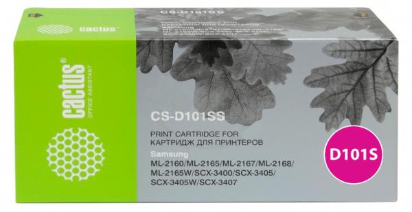 Картридж Cactus CS-D101SS, для Samsung ML-2160/2165/2167/2168/SCX-3400/3405, 1500стр