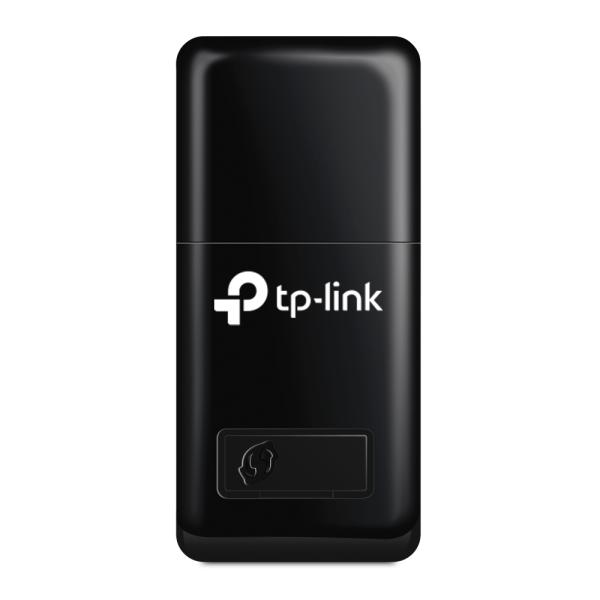 Карта WiFi TP-LINK TL-WN823N, USB2.0, 802.11n 300Мбит/с, 2.4ГГц, компактная