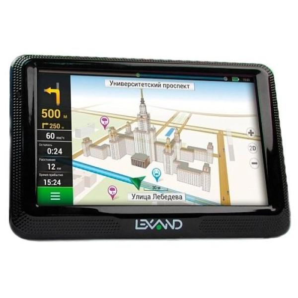 GPS навигатор автомобильный Lexand CD5 HD, 66 каналов, 4GB, ЖКД 5" 800*480, SD-micro, USB2.0, подсветка, сенсорный экран, Li-Poly, ПроГород