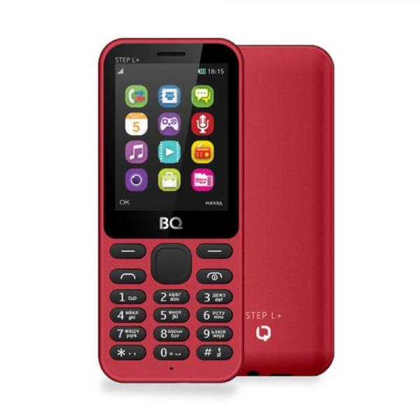 Мобильный телефон 2*SIM BQ BQ-2431 Step L+, GSM850/900/1800/1900, 2.4" 320*240, BT, SD-micro/SDHC-micro, MP3 плеер, красный
