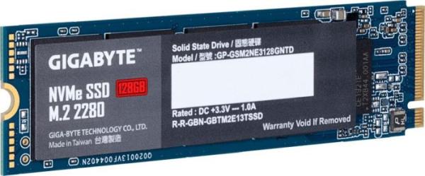Накопитель SSD M.2  256GB GIGABYTE GP-GSM2NE3256GNTD, NVMe, 3D TLC, 1700/1100MB/s