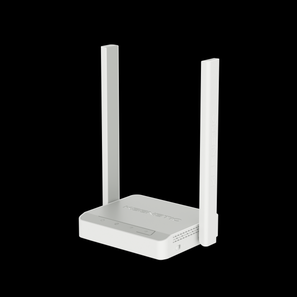 Маршрутизатор WiFi Keenetic Start KN-1111, 3*RJ45 LAN 100Мбит/с, 1*RJ45 WAN 100Мбит/с, 802.11n 300Мбит/с, 2.4ГГц, VPN-клиент, Firewall