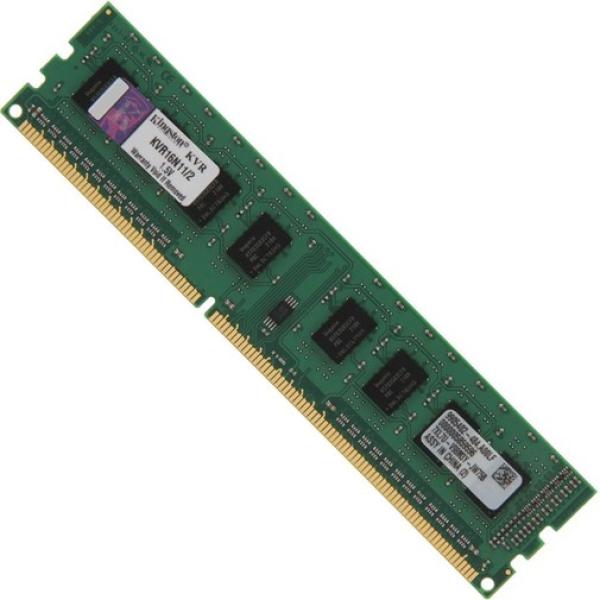 Оперативная память DIMM DDR3  2GB, 1600МГц (PC12800) Kingston KVR16N11/2, 1.5В
