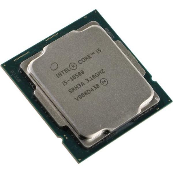 Процессор S1200 Intel Core i5-10500 3.1ГГц, 6*256KB+12MB, 8ГТ/с, Comet Lake 0.014мкм, видео 1150МГц, 65Вт