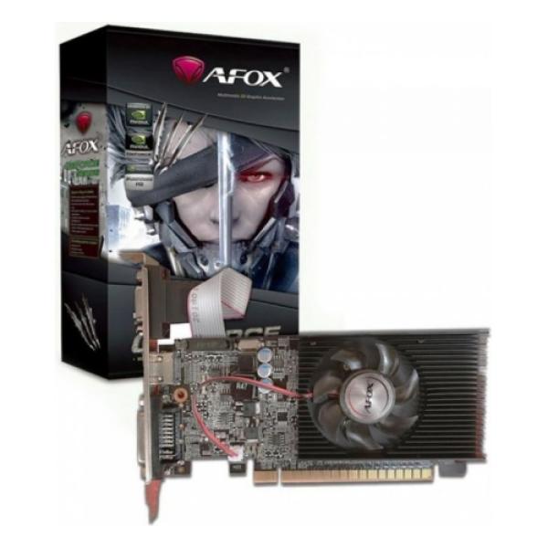 Видеокарта PCI-E GeForce  GT710 Afox AF710-1024D3L5-V3, 1GB GDDR3 64bit 915/1333МГц, PCI-E3.0, HDCP, DVI/HDMI/VGA, 19Вт