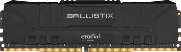 Оперативная память DIMM DDR4 16GB, 2666МГц (PC21280) Crucial BL16G26C16U4B, 1.35В, радиатор
