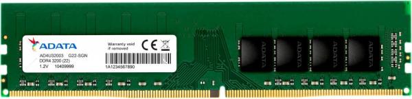 Оперативная память DIMM DDR4 16GB, 3200МГц (PC25600) A-Data AD4U3200716G22-SGN, 1.2В