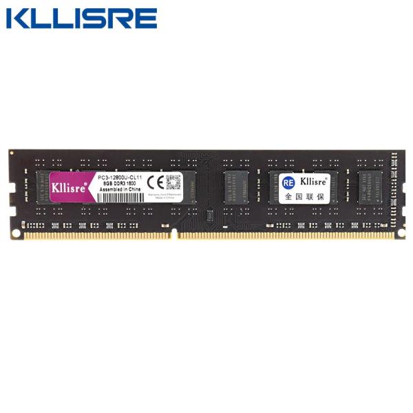 Оперативная память DIMM DDR3  4GB, 1600МГц (PC12800) Kllisre, 1.5В