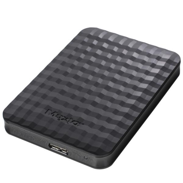 Жесткий диск внешний 2.5" USB3.0   500GB Maxtor STSHX-M500TCBM, SATA 5400rpm, microUSB B, компактный, черный