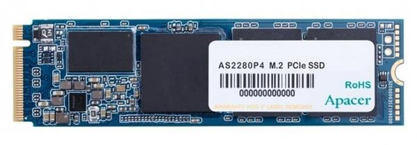 Накопитель SSD M.2  256GB Apacer AP256GAS2280P4-1, NVMe, 3D TLC, 3200/2000MB/s