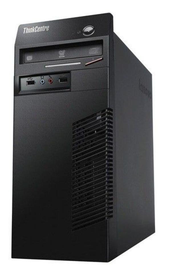 Компьютер Lenovo ThinkCentre M71, Core i3-2100/ Звук Видео LAN1Gb/ DDR3 8GB/ SSD 120GB/ DVD-RW/ Win 10 Pro черный, Восстановленный