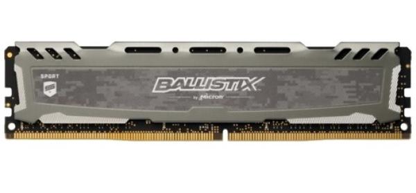 Оперативная память DIMM DDR4 16GB, 2666МГц (PC21280) Crucial Ballistix BLS16G4D26BFSB, 1.2В