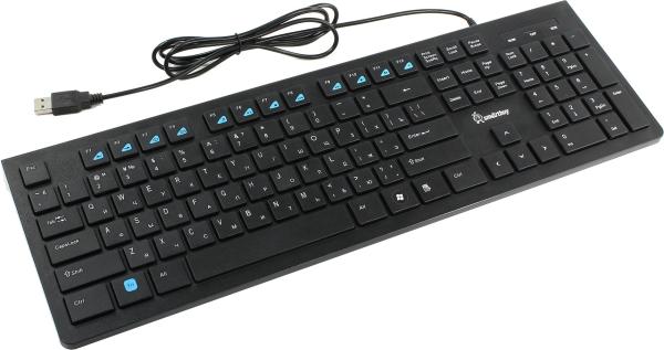 Клавиатура Smartbuy SBK-206US-K, USB, черный