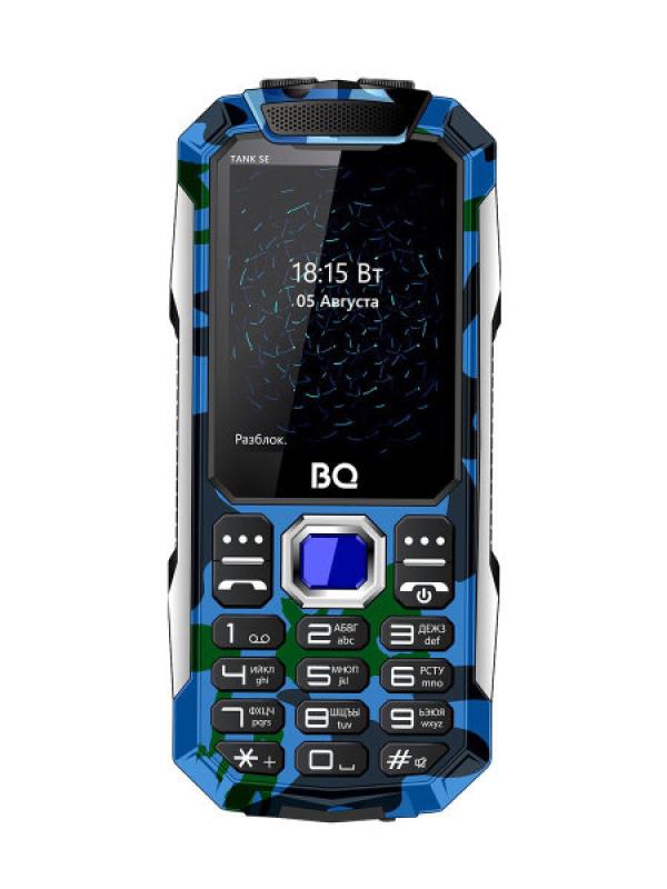 Мобильный телефон 2*SIM BQ BQ-2432 TANK SE, GSM900/1800/1900, 2.4" 320*240, FM радио, 59.9*133.2*17.2мм 146г, камуфляж