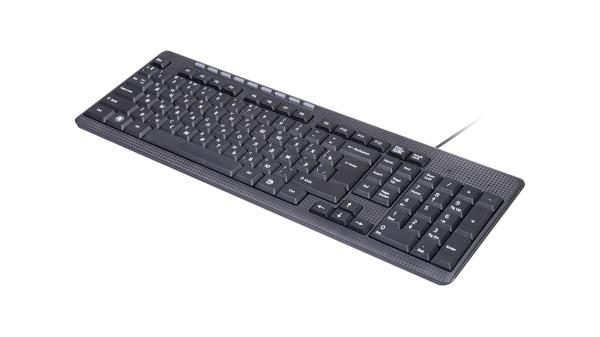 Клавиатура Ritmix RKB-155, USB, Multimedia 9 кнопок, черный