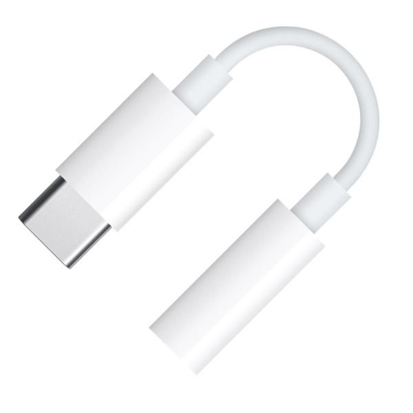 Переходник GAL 2089, MiniJack-USB-C, 0.1м, белый