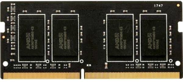Оперативная память SO-DIMM DDR4  8GB, 2666МГц (PC21280) AMD Radeon R7 (R748G2606S2S-UO), 1.2В