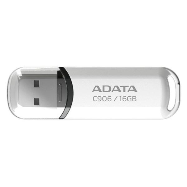 Флэш-накопитель USB2.0  16GB A-Data Classic C906 AC906-16G-RWH, белый