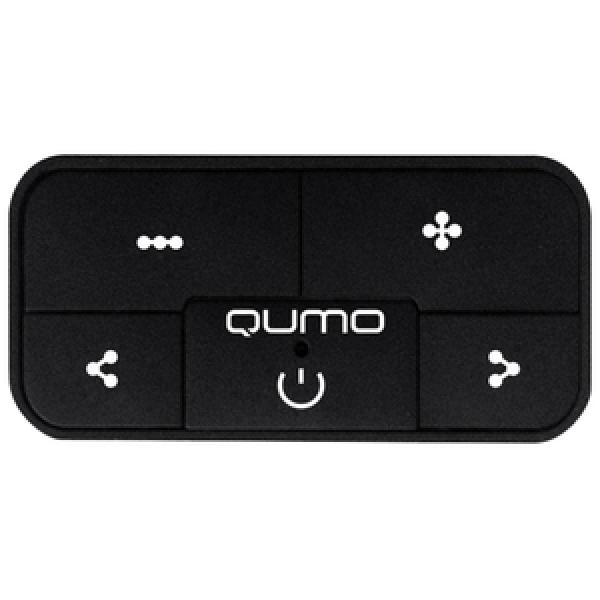 Плеер MP3 QUMO Marshmallow Black, 4GB, MP3, miniUSB, аккумулятор, 4ч, черный