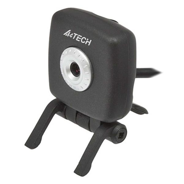 Веб камера USB2.0 A4 Tech PK-836FN, 640*480, до 30fps, 54гр, крепление на монитор, автофокус, микрофон, черный, б/у