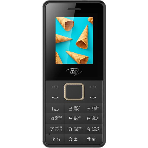Мобильный телефон 2*SIM Itel IT2160, GSM850/900/1800/1900, 1.77" 160*128, камера 0.08Мпикс, 32M, SD-micro, USB, BT, 48*113*14мм 76г, черный