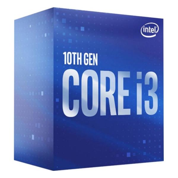 Процессор S1200 Intel Core i3-10100F 3.6ГГц, 4*256KB+6MB, 8ГТ/с, Comet Lake 0.014мкм, 65Вт, BOX
