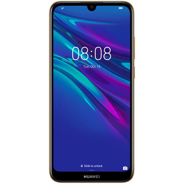 Смартфон 2*sim Huawei Y6 2019, MTK 4*2ГГц 32GB 2GB, 6.09" 1560*720, SD-micro/SDHC-micro, 4G/3G, GPS, BT, G-sensor, 2 камеры 13/8Мпикс, Android 9, 3020мАч, 73.5*156.2*8мм 150г, коричневый