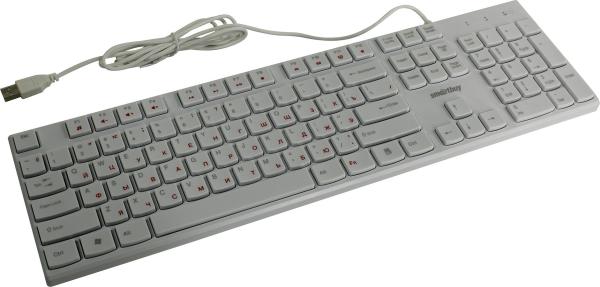 Клавиатура Smartbuy One 238 (SBK-238U-W), USB, белый