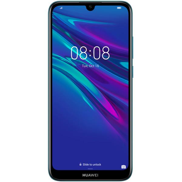 Смартфон 2*sim Huawei Y6 2019, MTK 4*2ГГц 32GB 2GB, 6.09" 1560*720, SD-micro/SDHC-micro, 4G/3G, GPS, BT, G-sensor, 2 камеры 13/8Мпикс, Android 9, 3020мАч, 73.5*156.2*8мм 150г, синий