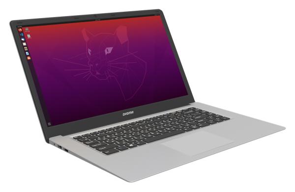 Ноутбук 15" Digma EVE 15 C400, Celeron N3350 1.1 4GB 128GB SSD 1920*1080 IPS USB WiFi BT камера 2.45кг Ubuntu серый