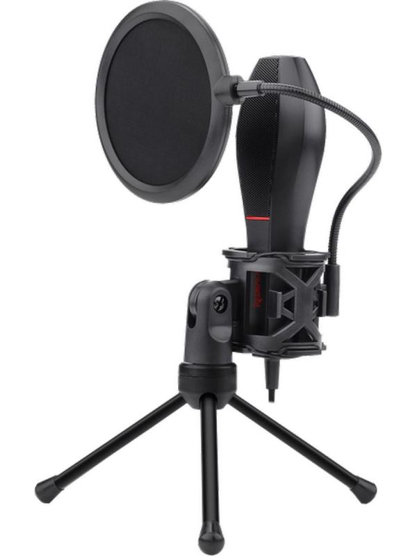 Микрофон на подставке Redragon QUASAR 2 GM200-1, 50..16000Гц, кабель 1.35м, USB, 38дБ, конденсаторный, арт.78089