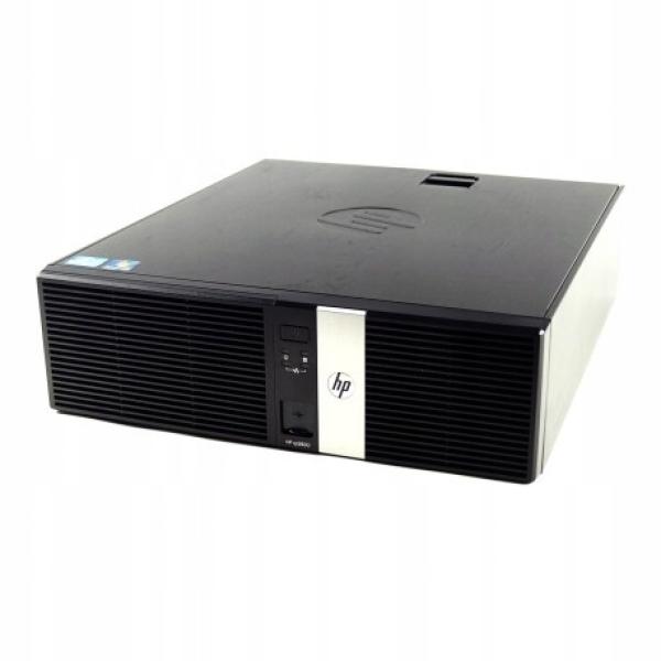 Компьютер HP RP5800, Core i3-2100 3.2/ Звук Видео LAN1Gb/ DDR3 8GB/ SSD 120GB/ Win 10 Pro черный, Восстановленный